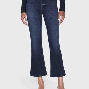 Frame Le Crop Mini Boot Jeans in Dante wash
